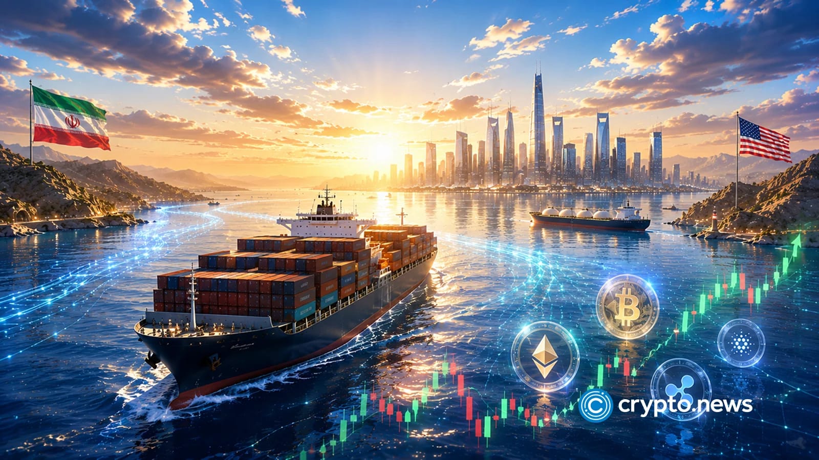 Bitcoin and XRP rally into resistance as Iran claims Amazon strike